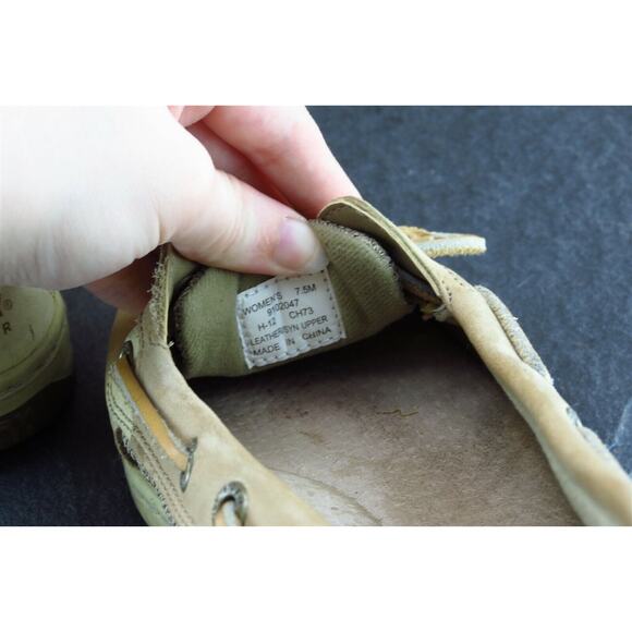 Sperry Top-Sider Size‎ 7.5 M Brown Boat Shoe Shoes Leather Women 9102047 - Picture 7 of 9